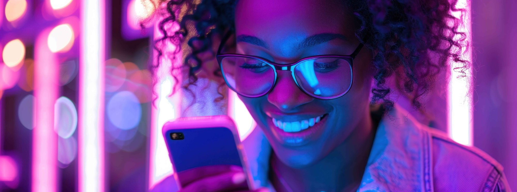 young-woman-smiling-while-using-smartphone-vibrant-neon-lit-setting-with-purple-blue-tones (1)
